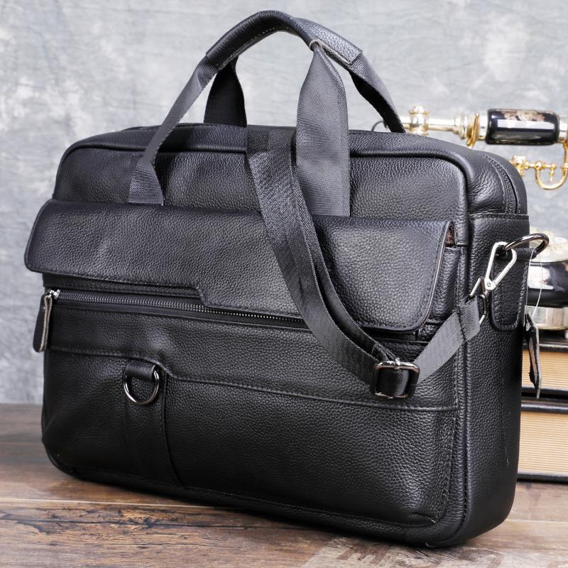 Men Accessories Bag - الرجال كبيرة جلد طبيعي حقيبة يد
