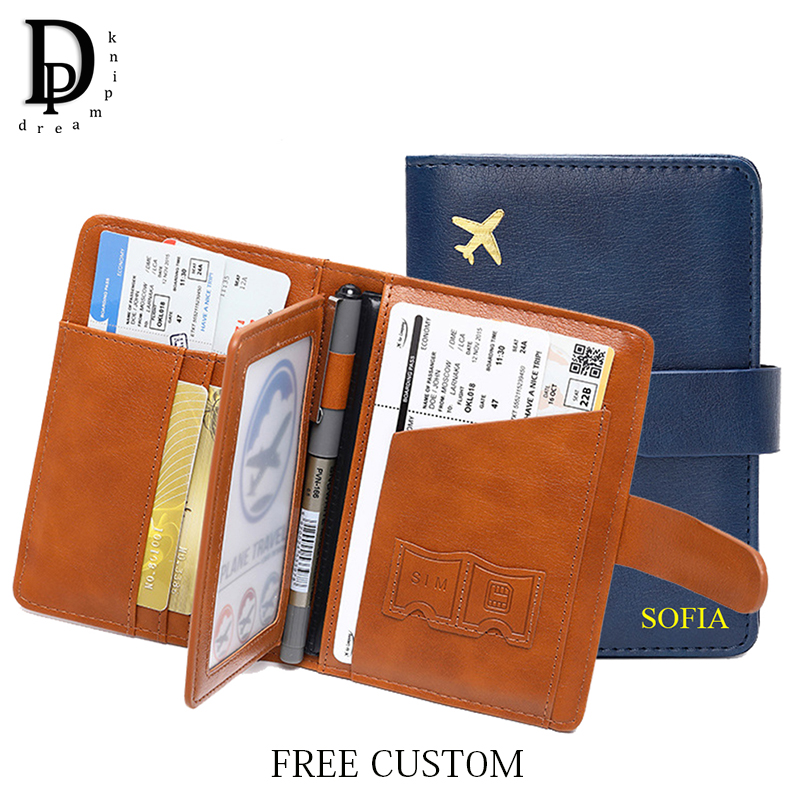 Men'S Accessories Wallet - رسائل مخصصة محفظة جواز سفر موضة