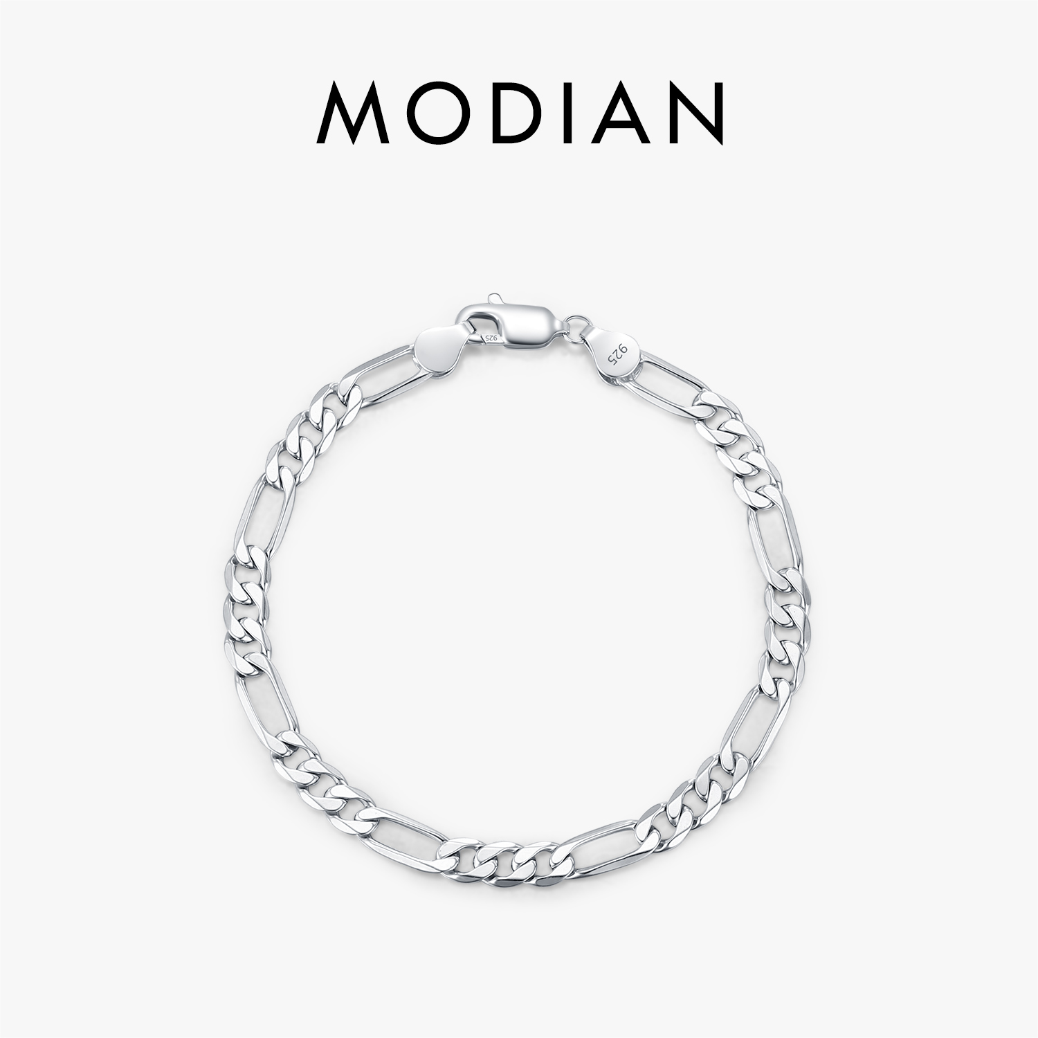Men Accessories Chain And Bracelet - موديان 925 فضة 3 حجم كلاسيكي
