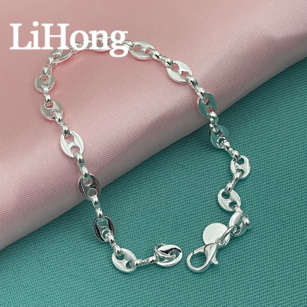 Men Accessories Chain And Bracelet - سوار فضة استرليني 925 من ليهونغ