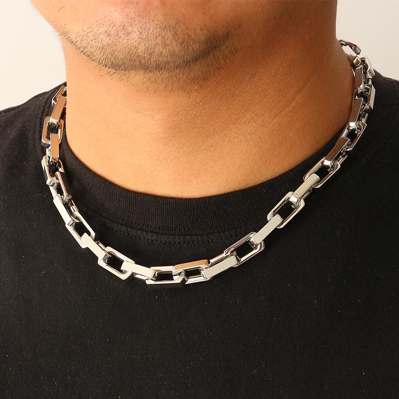 Men Accessories Chain And Bracelet - 9.5 مللي متر سميكة الفولاذ المقاوم