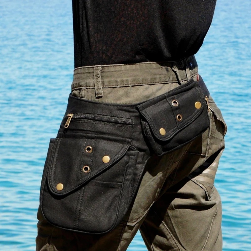 Men Accessories Gadgets - القرون الوسطى Steampunk حزام الورك الحقيبة