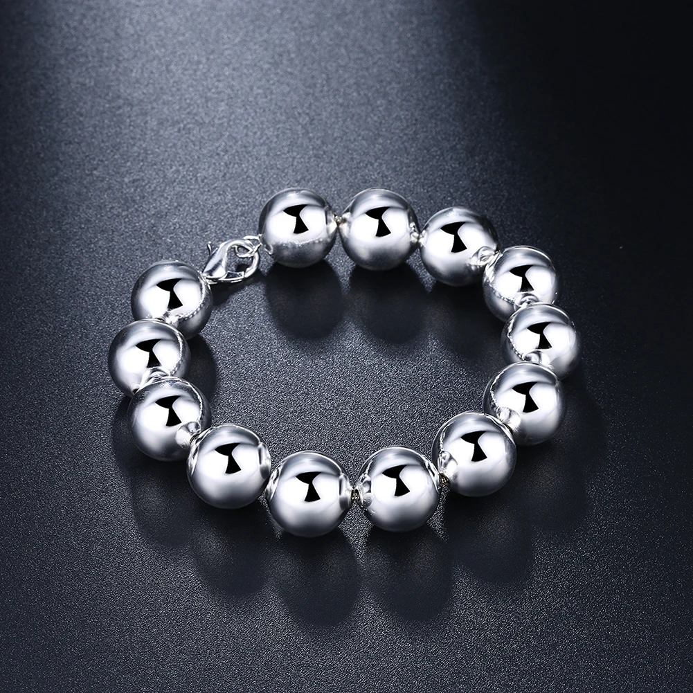 Men Accessories Chain And Bracelet - 925 فضة سحر البرية 14 مللي