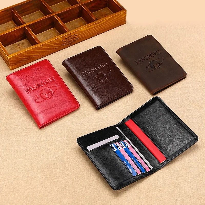 للجنسين جلد طبيعي غطاء جواز سف - مراجعة Men'S Accessories Wallet وسعره