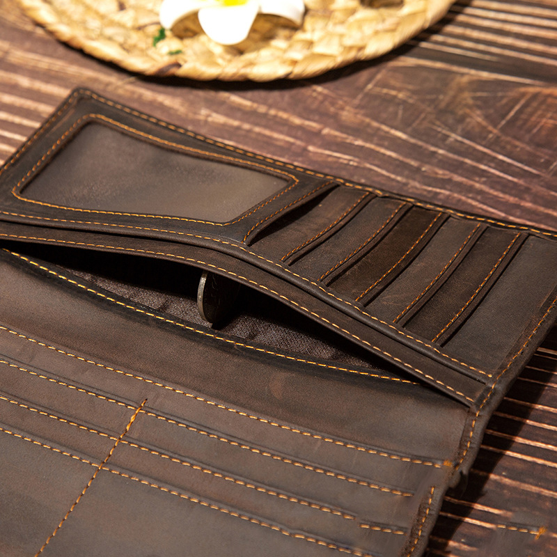 محفظة رجالية طويلة من الجلد ال - مراجعة Men'S Accessories Wallet وسعره