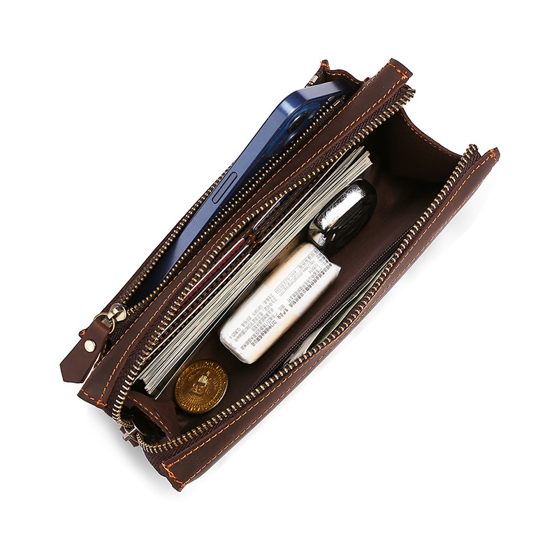 حقيبة يد رجالية طويلة من الجلد - مراجعة Men'S Accessories Wallet وسعره