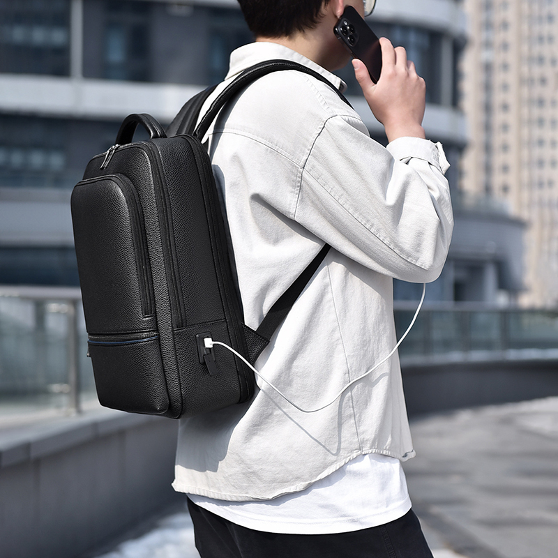 بو الجلود على ظهره للرجال ، شح - مراجعة Men Accessories Bag وسعره