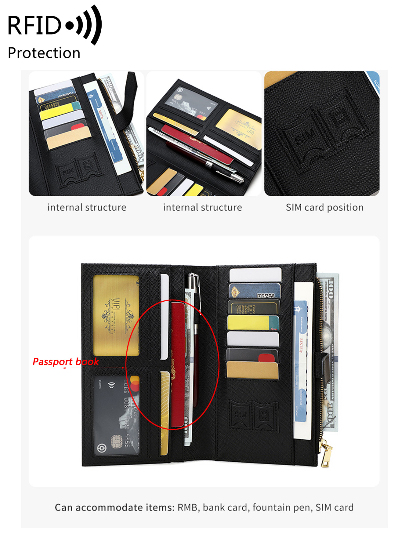 غطاء جواز سفر أنيق من الجلد ال - مراجعة Men'S Accessories Wallet وسعره