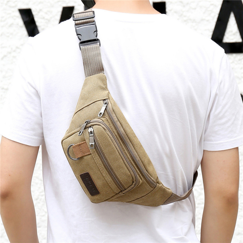 حقيبة صدر قماشية، حقيبة خصر لل - مراجعة Men Accessories Bag وسعره
