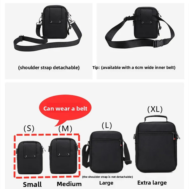 JANGEAR حقيبة الكتف للرجال حقي - مراجعة Men Accessories Bag وسعره