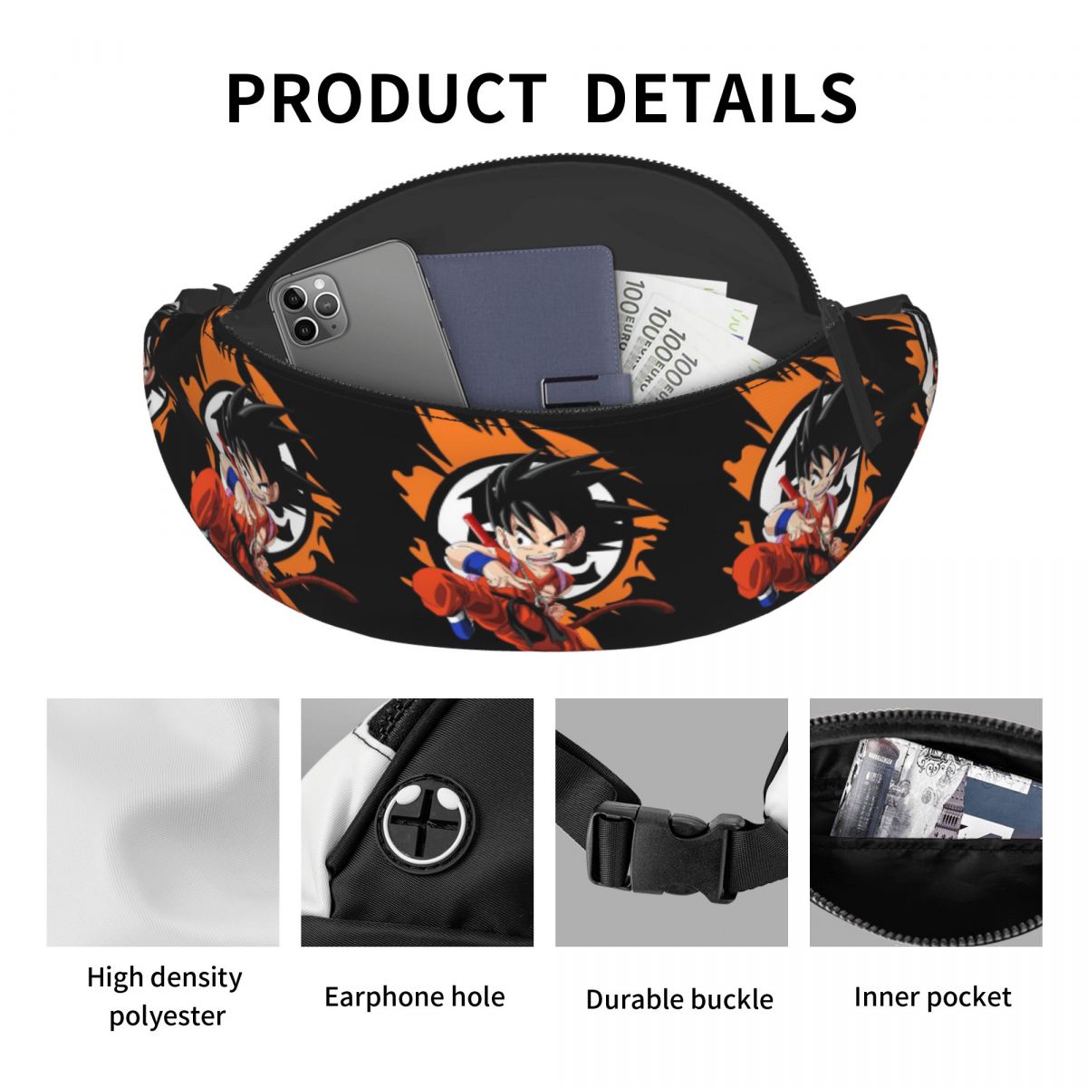 حقيبة خصر مخصصة بتصميم سون جي- - مراجعة Men Accessories Gadgets وسعره