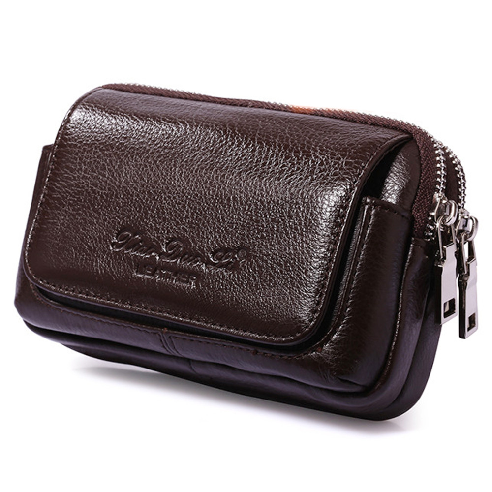 الرجال جلد طبيعي الخصر حزمة مر - مراجعة Men Accessories Bag وسعره