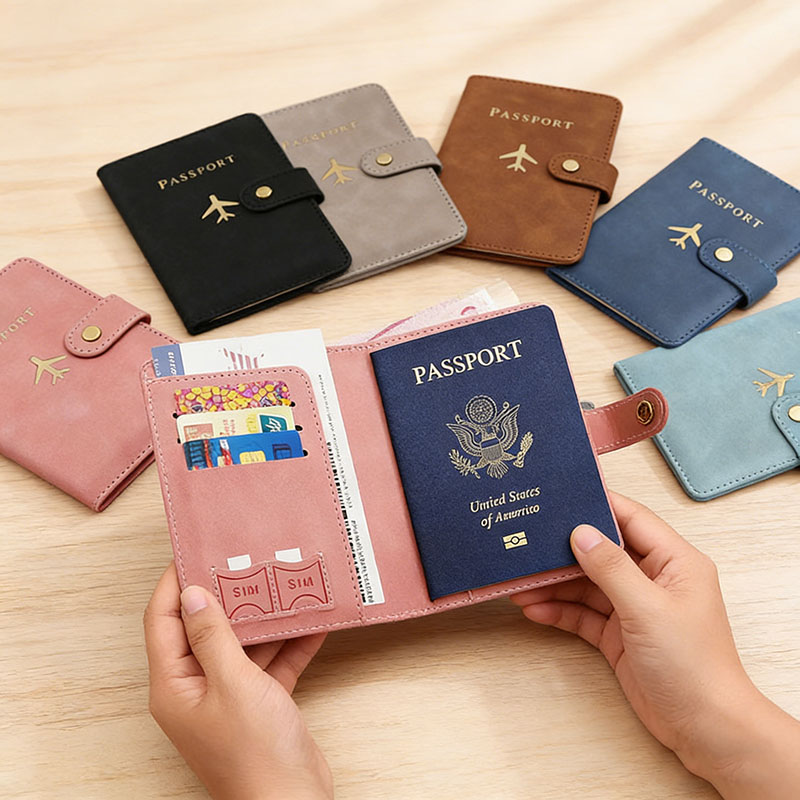 حافظة جواز سفر جلدية للسفر، مح - مراجعة Men'S Accessories Essentials وسعره