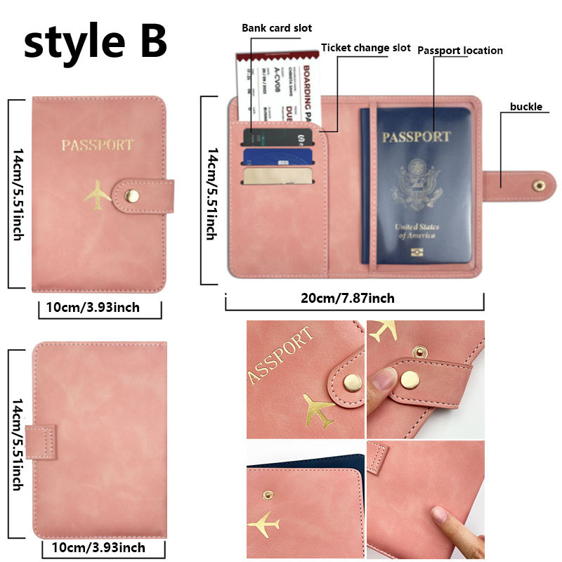 حافظة جواز سفر جلدية للسفر، مح - مراجعة Men'S Accessories Essentials وسعره