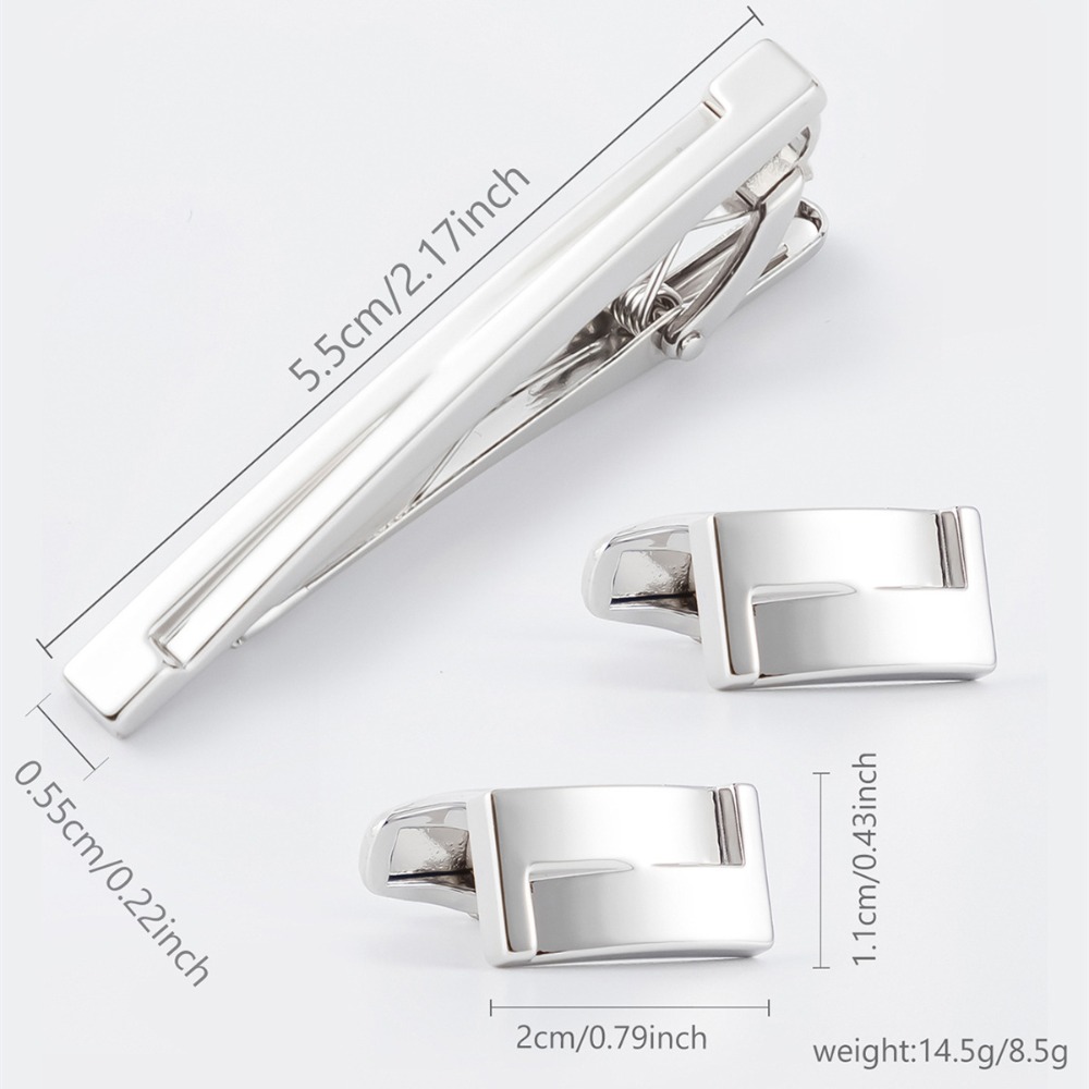 زوج من أزرار الأكمام اللامعة ل - مراجعة Men'S Accessories Essentials وسعره
