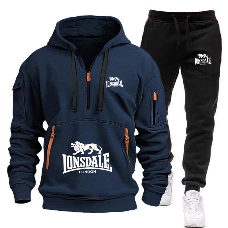 طقم هودي رجالي من LONSDALE بجي - مراجعة Men'S Accessories Pouch وسعره
