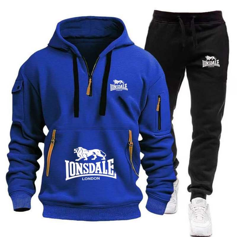 طقم هودي رجالي من LONSDALE بجي - مراجعة Men'S Accessories Pouch وسعره