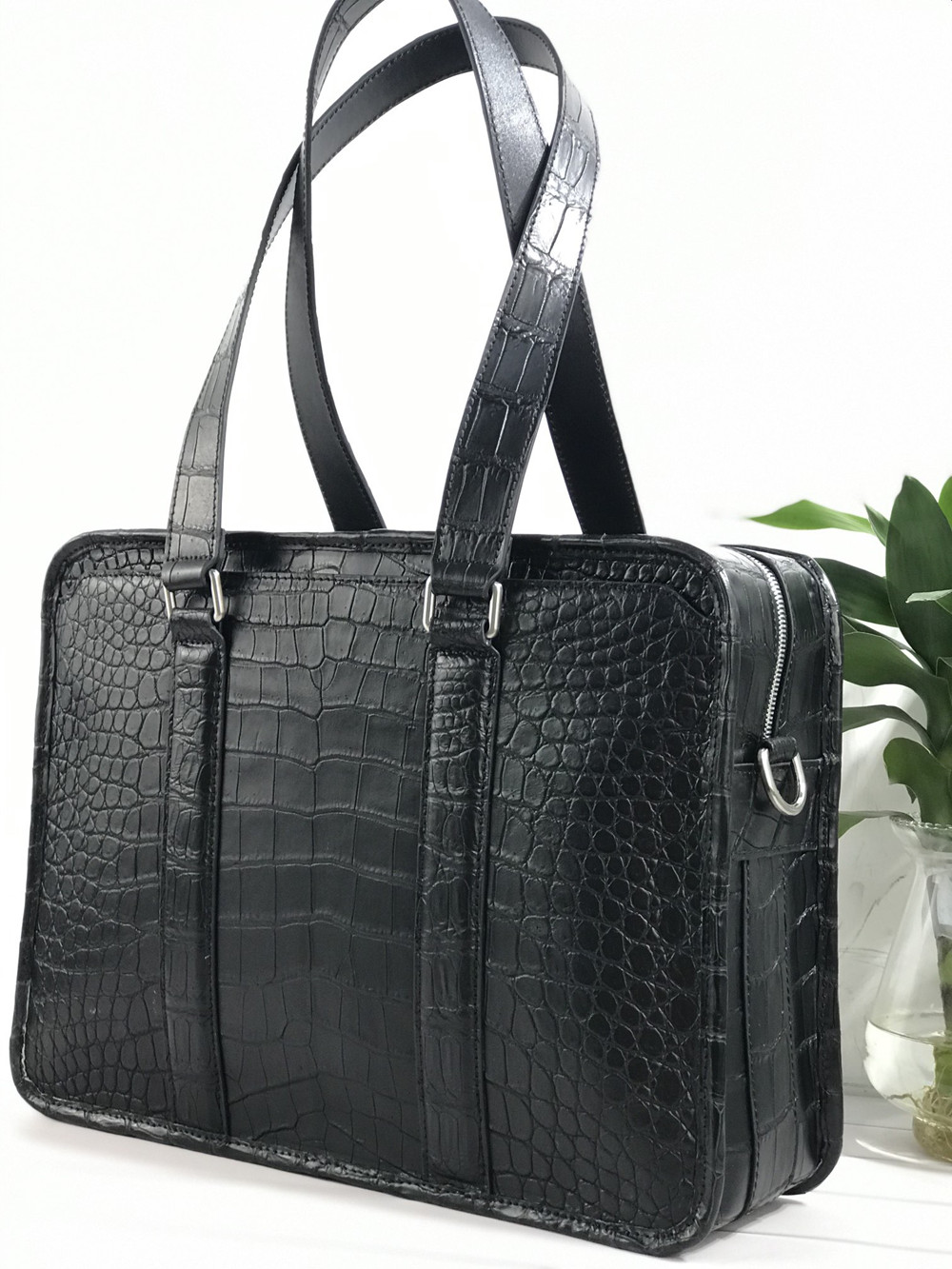 حقيبة لابتوب جديدة من جلد التم - مراجعة Men Accessories Bag وسعره