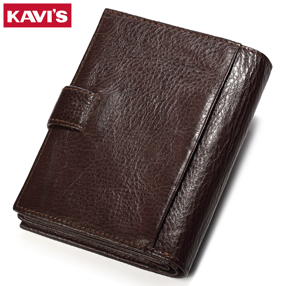 KAVIS محفظة جلدية أصلية للرجال - مراجعة Men'S Accessories Wallet وسعره