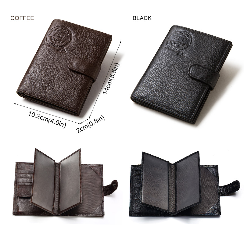 KAVIS محفظة جلدية أصلية للرجال - مراجعة Men'S Accessories Wallet وسعره